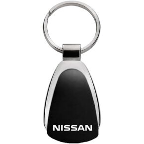 Au-TOMOTIVE GOLD Tear Drop Key Chain for Nissan (Black)