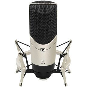 Sennheiser MK4 Set Cardioid Condenser Large Diaphragm Microphone With MKS4 Shockmount