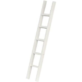 Melody Jane Dollhouse White Straight Step Ladder 6 inch Miniature Accessory