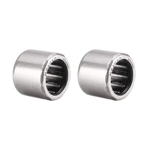 uxcell Needle Roller Bearings, 10mm Bore 14mm OD 12mm Width, Chrome Steel Needles Steel Cage One Way Clutch Bearing 2pcs