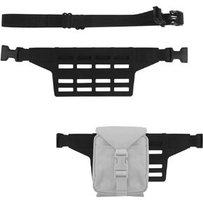 Tactical Fanny Pack Adapter Panel Waist Belt Extension Platform for Molle Pouches Magazine Pouch