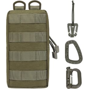 Phoking Molle Pouch Versatile Tactical EDC Pouches Molle Compact Organizer Water-Resistant Utility Pouch