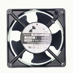 for FULLTECH UF-12A11 BTH 115V 14/12W 12038 2-Pin Cabinet Cooling Fan Size: 120X120X38mm.