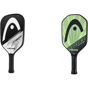 Head Cyber Elite Pickleball Paddle, Fiberglass Surface, Black/White Color, Beginning to Intermediate Levels