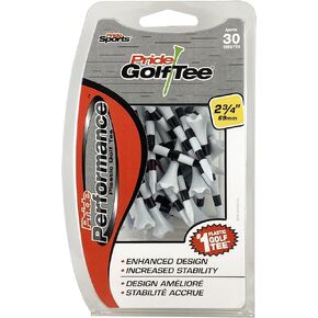 Pride Performance Striped Golf Tees (Pack of 30), 2-3/4",