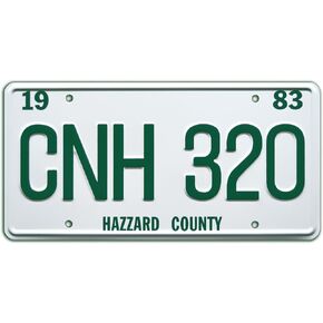 Dukes of Hazzard | ‘83 CNH 320 | Metal Stamped License Plate