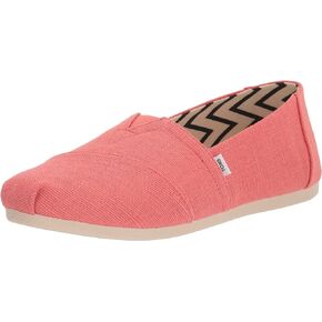 TOMS Women's Alpargata Loafer Flat, Peach, 8.5