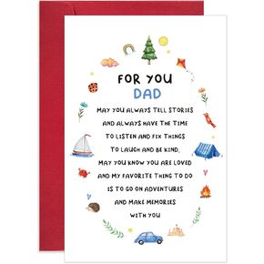Funny Fishing Father’s Day Card, Cute Fathers Day Card Gift for Dad, Happy Father’s Day to the Coolest Pop