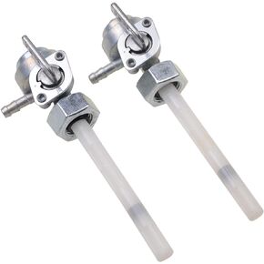 GOOFIT 14mm Fuel Pump Valve Petcock w/Filter Cock for Chinese Scooter Moped Motorcycle 50cc 70cc 90cc 110cc 125cc 150cc Dirt Pit Bike Off Road Go Kart Karting Scooter Pack of 2