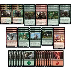 Elite Red Green Creature Deck - Gruul Aggro Enlist - Very Powerful - Modern Legal - Custom Built - Magic The Gathering - MTG - 60 Card!