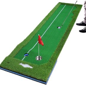 PGM Putting Green Ourdoor Indoor - Professional Putting Matt for Indoors Golf Putting Mat with Aiming Line - Golf Mats Practice Indoor, Outdoors, Home and Office - Golf Gifts Golf Accessories for Men