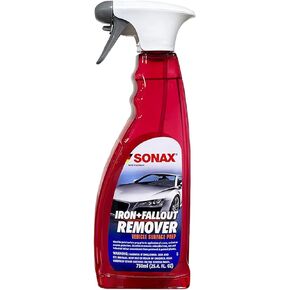SONAX Iron+Fallout Remover (513400) | Acid-Free Iron Remover for Embedded Iron Particles and Other Contaminants | Great Prep Before Clay Bar and Ceramic Application | (750ml or 25.4 oz)