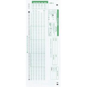 882 E Compatible TEST100 Testing Form (50 Sheet Pack)