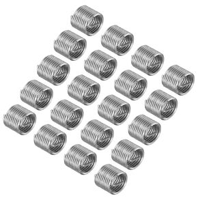 Wire Thread Inserts, M16x2 5D 24mm Length, 304 Stainless Steel Wire Screw Sleeve Insert Helical Type Coiled - (Applications: for Automotive Repairs), 20pieces