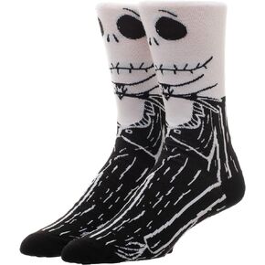Bioworld The Nightmare Before Christmas Jack 360 Character Crew Socks for Men
