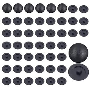 50 Pieces Hinged Screw Cover Caps Plastic Shutter Screw Caps Fold Screw Snap Covers Washer Flip Tops (One-Piece Block)