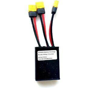 n Double Battery Discharge Converter for E-Bike 20A/30A/40A Dual Battery Pack Switch Balancer 24-72VDC (Max Current 30A;)