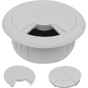 CordAway Grommet, Adjustable, 3-1/8" dia., 1-1/8" deep, White, 1/Pack (00263)