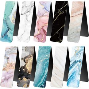 WAVEYU 10 Pieces Bible Verse Magnetic Bookmarks for Women Men, Inspirational Scripture Christian Religious Bookmarks for Church Supplies, for School Office Supplies, Style D
