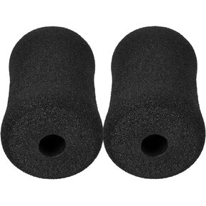 2pcs Sponge Cover Exercise Roller Leg Extension Machine Cover Collapsible Foam Roller Gym Replacement Parts Buffer Tube Pad Foam Roller for Legs Buffer Tube Cover Component Sports