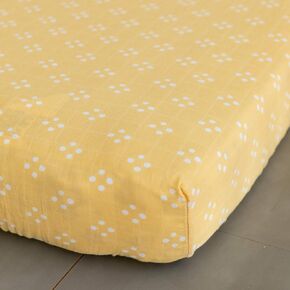 Graced Soft Luxuries 100% Cotton Fitted Crib Sheet for Standard Crib and Toddler Mattresses, for Baby Boys and Girls (Busy Bugs)