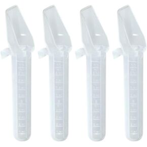 4 Pack Calibrated Medicine Spoon 2 TSP (10 ml) Plastic Oral Liquid Dose Medication Graduated Dispenser for Kids, Baby & Toddler