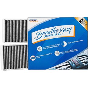 Spearhead Odor Defense Breathe Easy AC & Heater Cabin Filter | Fits Various 1999-2002 Cadillac/Chevrolet/GMC Like OEM | Up to 25% Longer Lasting w/Activated Carbon (BE-791A)