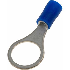 Dorman 85411 16-14 Gauge Ring Terminal, 3/8 In., Blue, 14 Pack Universal Fit