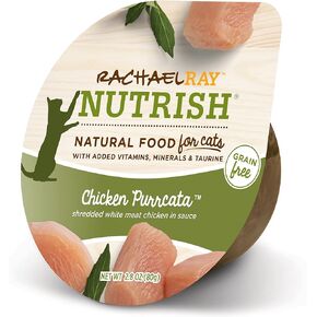 راشيل راي نوتريش طعام القطط الرطب الطبيعي، وصفة بوركاتا الدجاج، كوب 2.8 أونصة، خالي من الحبوب in Kuwait