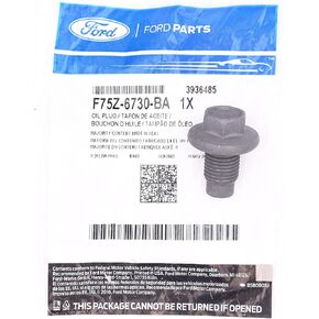Oil Drain Plug F75Z-6730-BA - F250 F350 F450 F550 6.7 Diesel Compatible with Mustang and F150 4.6 5.4 6.2 Gas