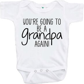 7 ate 9 Apparel Pregnancy Announcement - Grandpa Again! Grandfather Announcement