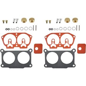 2Pcs Carb Carburetor Rebuild Kit Repair Package Replacement for Yamaha Outboard V4 V6 115HP 130HP 1986-1995