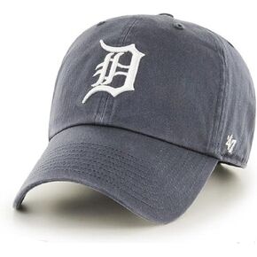 '47 Authentic Detroit Tigers Charcoal MLB Clean UP Adjustable
