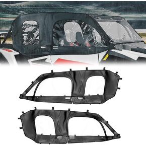 KEMIMOTO XP 4 1000 Soft Cab Enclosure Upper Doors Compatible with 2024+ Polaris RZR XP 4 1000 UTV Door Cab Enclosure Kit soft upper door panel soft door windshield 4 Side Windows Water-Resistant