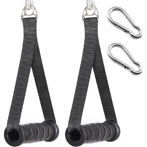 مقابض تمرين شديدة التحمل من SYL Fitness، ملحقات قبضة بديلة لبكرات آلة كابل الصالة الرياضية، وحزام المقاومة ومدرب القوة، وإكسسوارات التمرينات القابلة للسحب in Kuwait