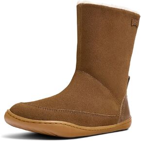 Camper Kids Girls Modern Ankle Boot, Medium Brown, 1 Little Kid
