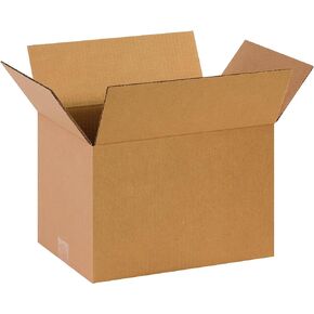 PARTNERS BRAND 14 x 10 x 9 Corrugated Cardboard Boxes, Medium 14"L x 10"W x 9"H, Pack of 25 | Shipping, Packaging, Moving, Storage Box for Home or Business, Strong Wholesale Bulk Boxes