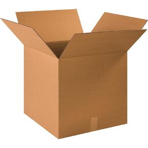PARTNERS BRAND 19 x 19 x 19 Corrugated Cardboard Boxes, Medium 19"L x 19"W x 19"H, Pack of 10 | Shipping, Packaging, Moving, Storage Box for Home or Business, Strong Wholesale Bulk Boxes