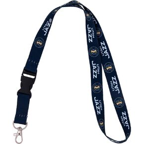 Desert Cactus Utah Jazz Lanyard Keychain Detachable NBA Breakaway Snap Buckle National Basketball Association Car Keys ID Badge Holder (Lanyard 5)