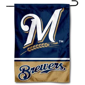 WinCraft Milwaukee Baseball Double Sided Garden Flag