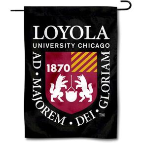 College Flags & Banners Co. Loyola Chicago Ramblers Academic Logo Garden Flag