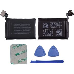 Duotipa A1579 battery Compatible with iWatch 1 42mm Watch 1st Gen 42mm A1554 with Repair Tool Kit