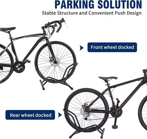 Bike Parking Stand Bike Floor Stand Single Portable for 16-29 Inch Road Mountain Bike Kid Bicycle Stand Bike Wheel Holder Garage Bike Stand Floor Vertical Indoor Outdoor in Saudi Arabia