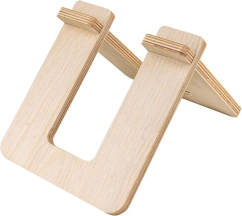 SHIDOW Wooden bike stand, Children bike display stand, Indoor Bike Stand, Bicycle floor bracket suitable for 10-12 inch Balanced bicycles, Children's bicycles (Wooden) in Saudi Arabia
