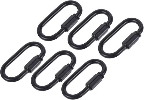 YOKIVE 8 Pcs Chain Connectors, Chain Locking Quick Link, Great for Light, Key, Camping, Backpack, Rope (Electrophoretic Gold, 5mm Thick) in Saudi Arabia