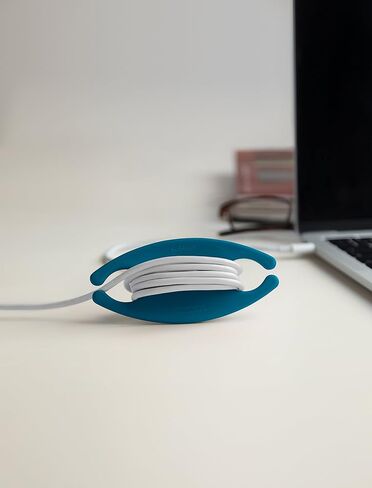 Bobino Cord Wrap - Medium - Slate - Stylish Cable and Wire Management/Organizer in Saudi Arabia