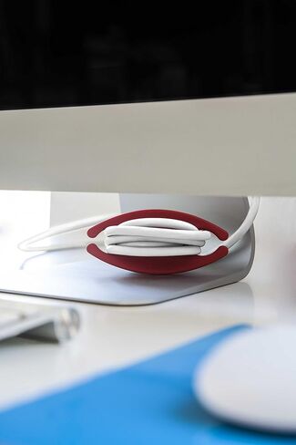 Bobino Cord Wrap - Medium - Slate - Stylish Cable and Wire Management/Organizer in Saudi Arabia