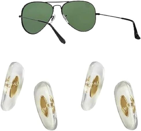 زوجان من وسادات الأنف البديلة لطقم إصلاح النظارات الشمسية Ray-Ban Aviator RB3025 3026 (سيفر) in Kuwait