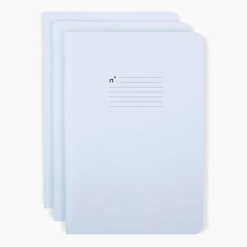 Northbooks A5 Blue Notebooks Dotted Grid (Pack of 3), Sustainably Sourced Premium Papers Made with Pride in USA, Minimal, Natural, Portable, Flexible Design, Bullet Journaling, Office, School, WFH in Saudi Arabia