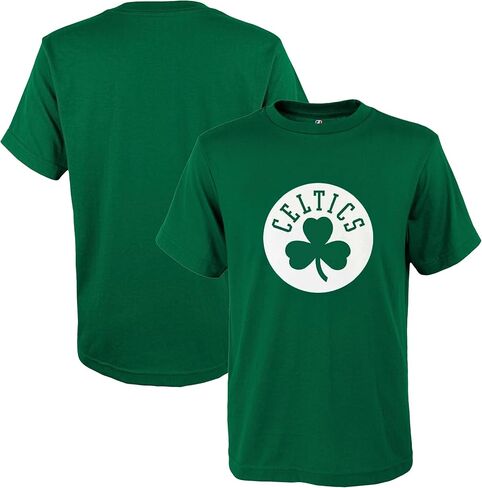 Outerstuff NBA Boston Celtics Team Color Kelly Green Primary Logo Kids Youth 8-20 Short Sleeve Crewneck T-Shirt in Saudi Arabia